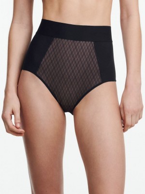 Black Beige Pink Chantelle Smooth Lines Light Control Women Briefs | OKK9190HL