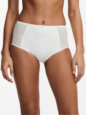 White Chantelle Every Curve High Waist Women Briefs | FKA537FH