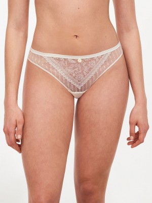 White Chantelle New Romance Women Thong Panty | ZHC5781PC