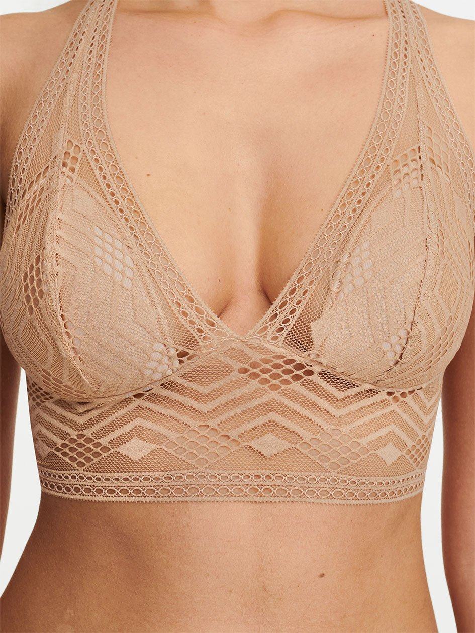 Beige Chantelle Ondine Wireless Women Bras | AXB284ES