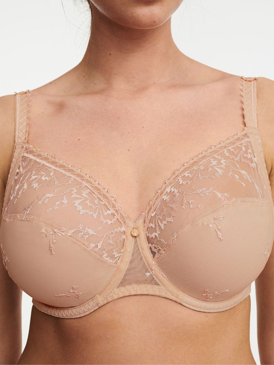 Beige Pink Chantelle Every Curve Full Coverage Women Unlined Bra | FRM2134IE