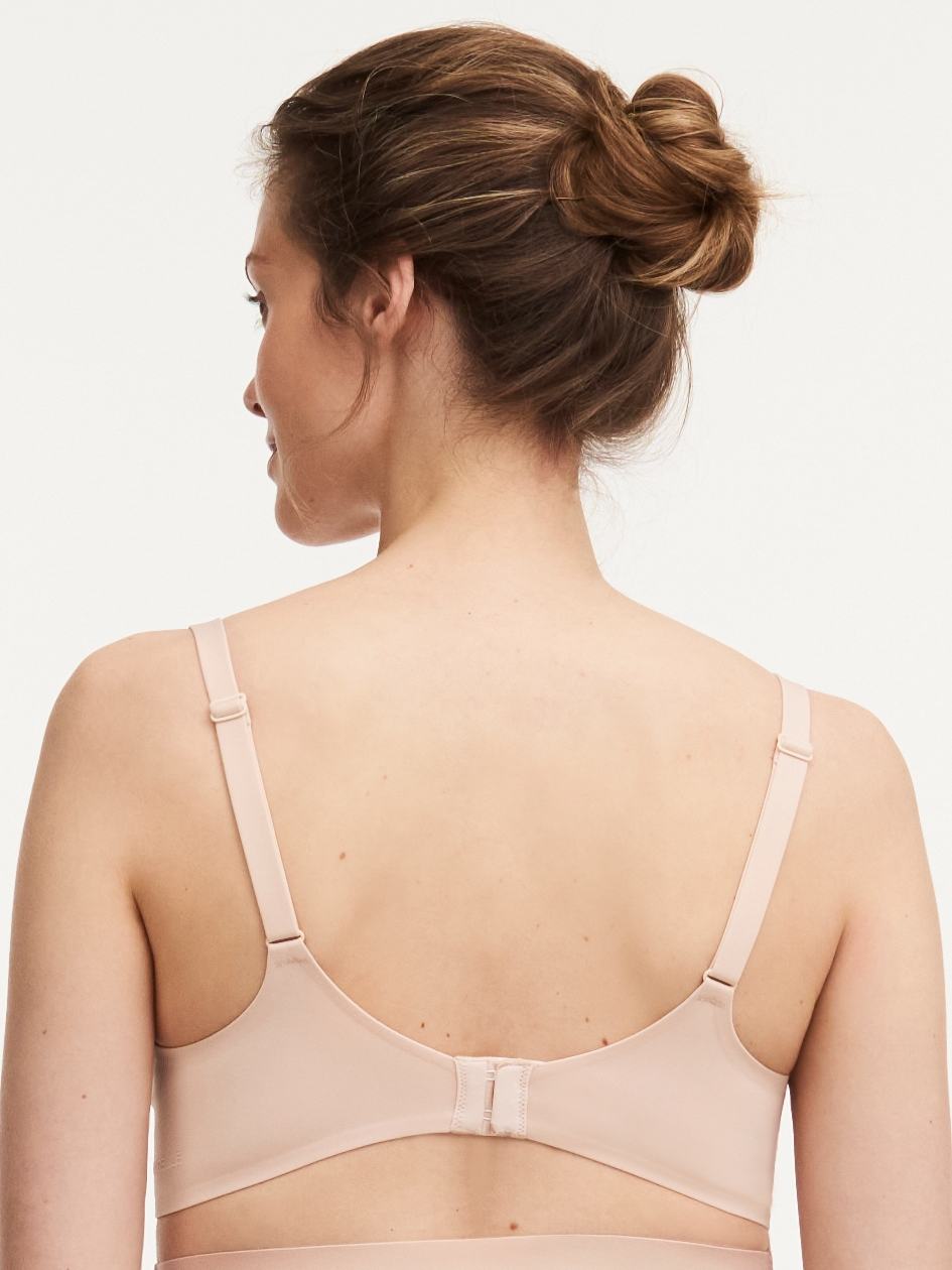 Beige Pink Chantelle Pure Maternity Wireless Nursing Women Bras | NWS976MF