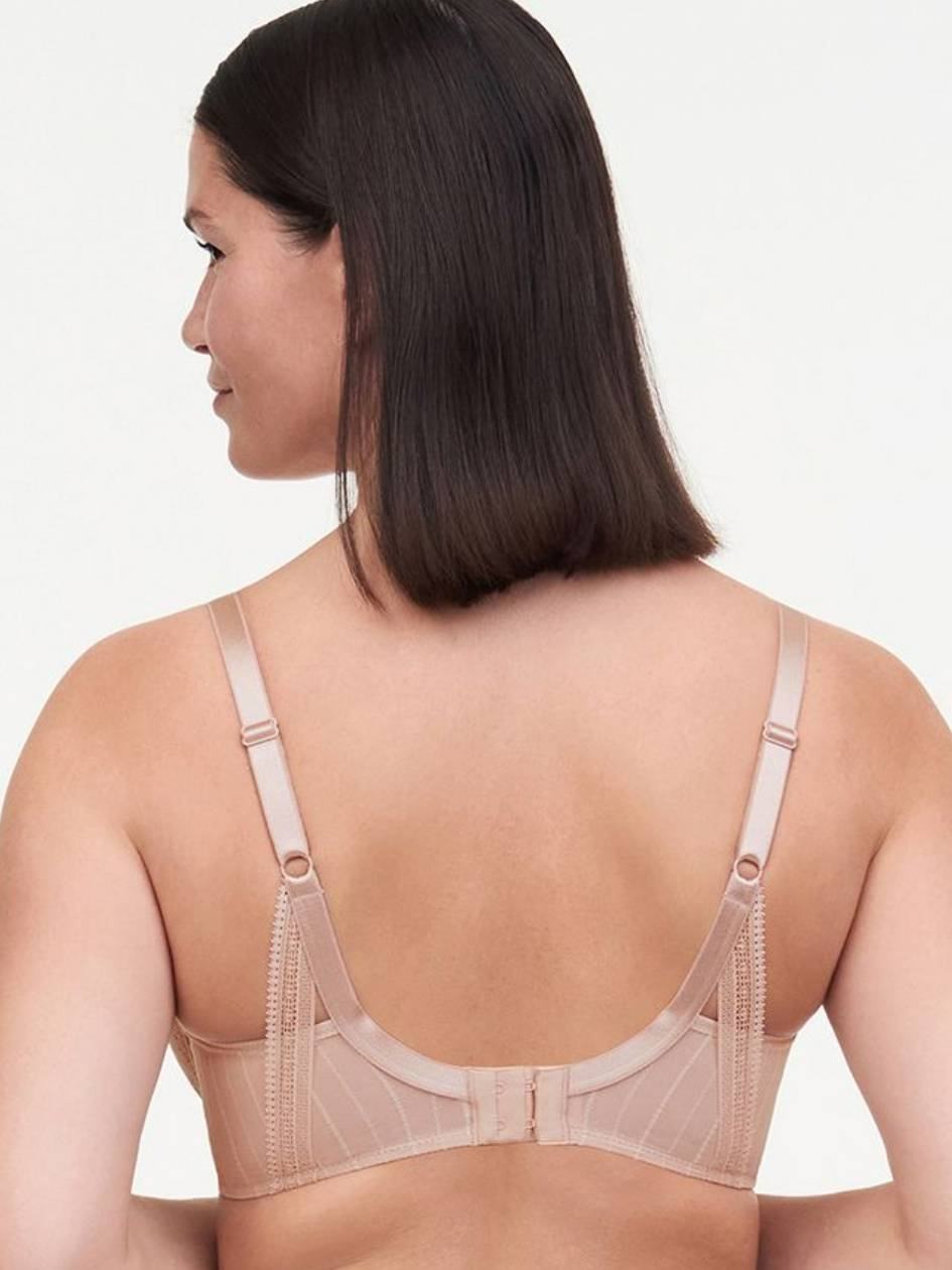 Beige Rose Chantelle Maddie Plunge Women T-Shirt Bra | UBW6048CD
