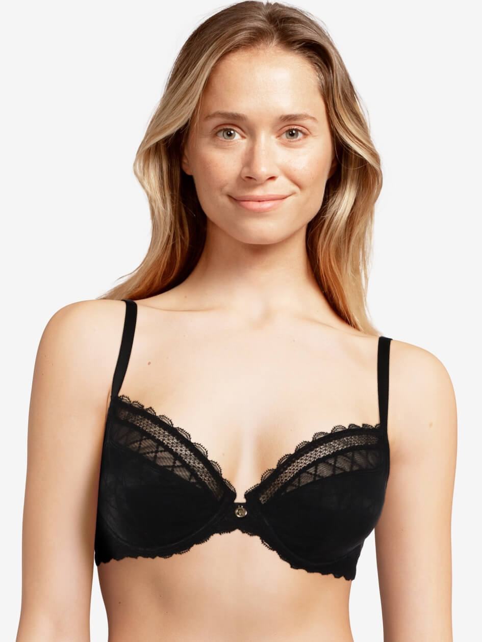 Black Chantelle C Chic Sexy Underwire Women Bras | NNM6152RN