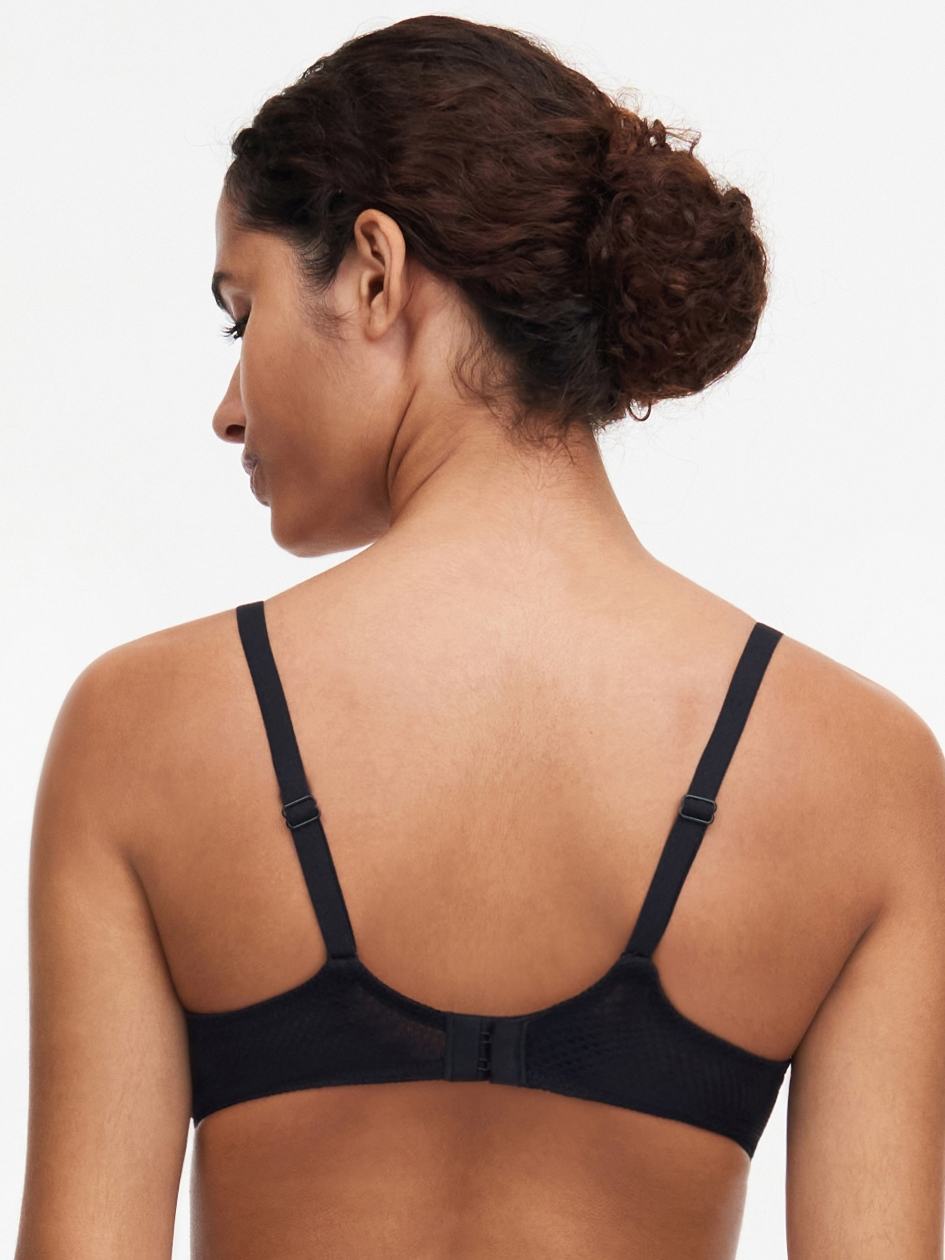 Black Chantelle Fleurs Demi Women Bras | FXA8822TO