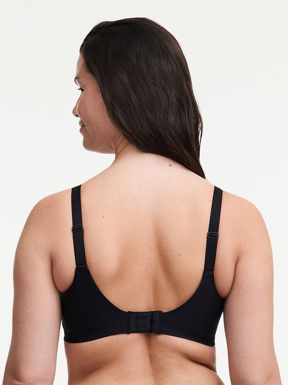 Black Chantelle Graphic Support Lace Full Coverage Women Unlined Bra | ESB5615VZ