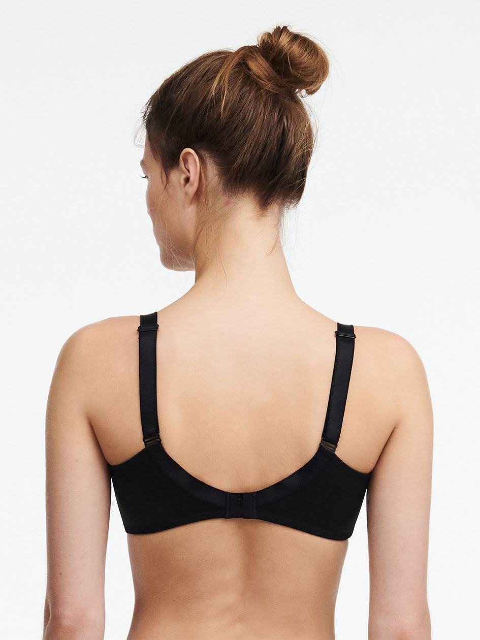 Black Chantelle Hedona Seamless Minimizer Women Unlined Bra | SDZ1088IQ