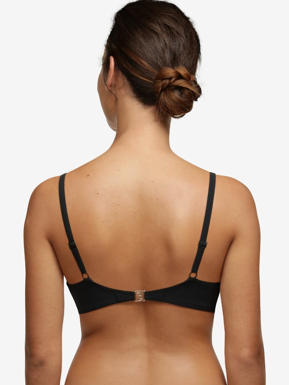 Black Chantelle Inspire Full Coverage Underwire Swim Women Bikini Tops | TCU6728LC