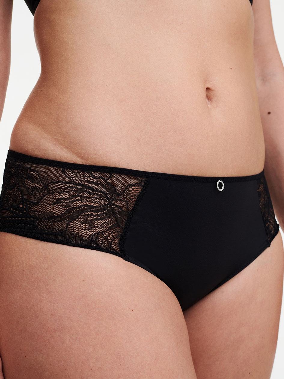 Black Chantelle Naya Lace Women Hipster Panty | GFJ3824XK