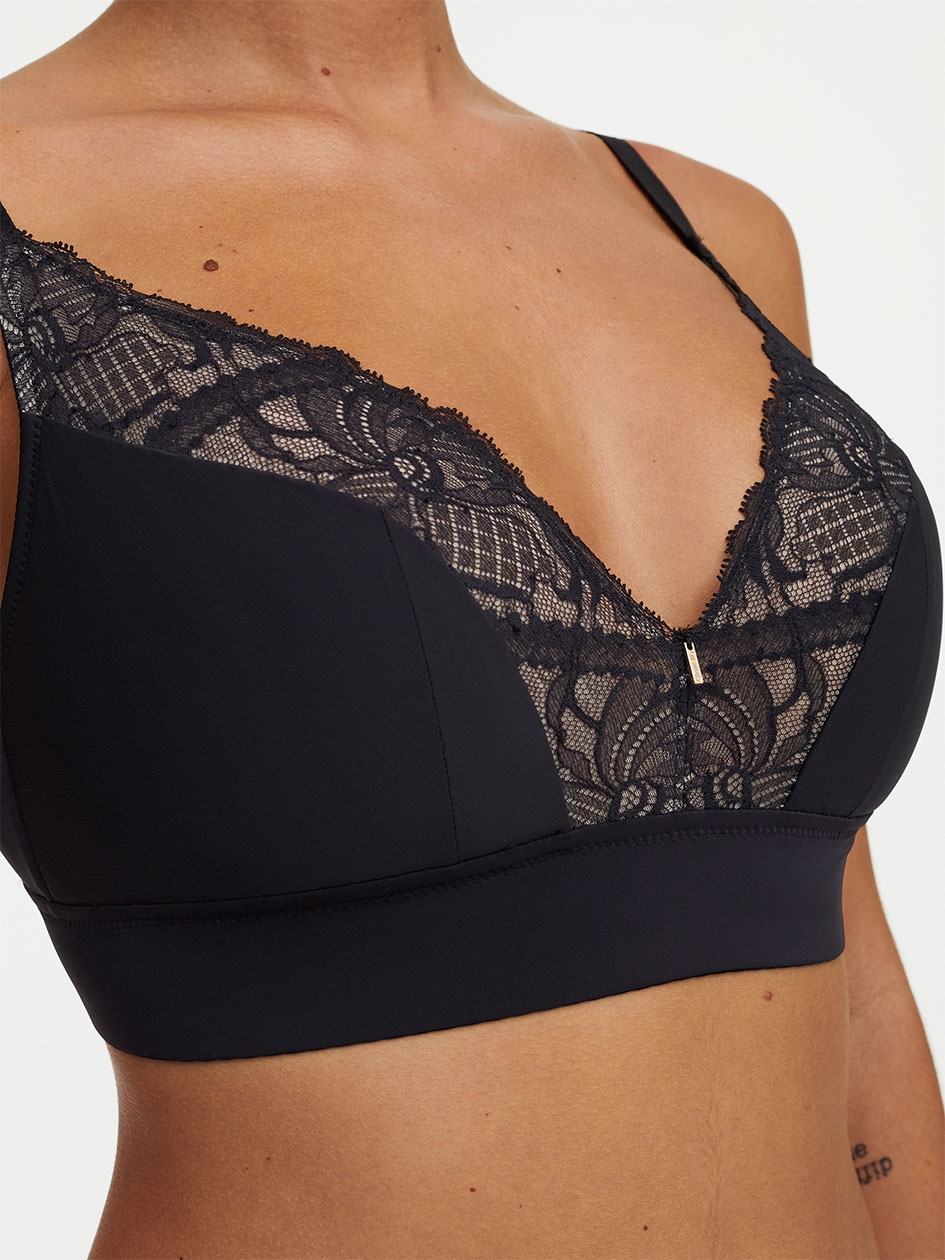 Black Chantelle Orangerie Dream Wireless Women Bras | NMW778JC