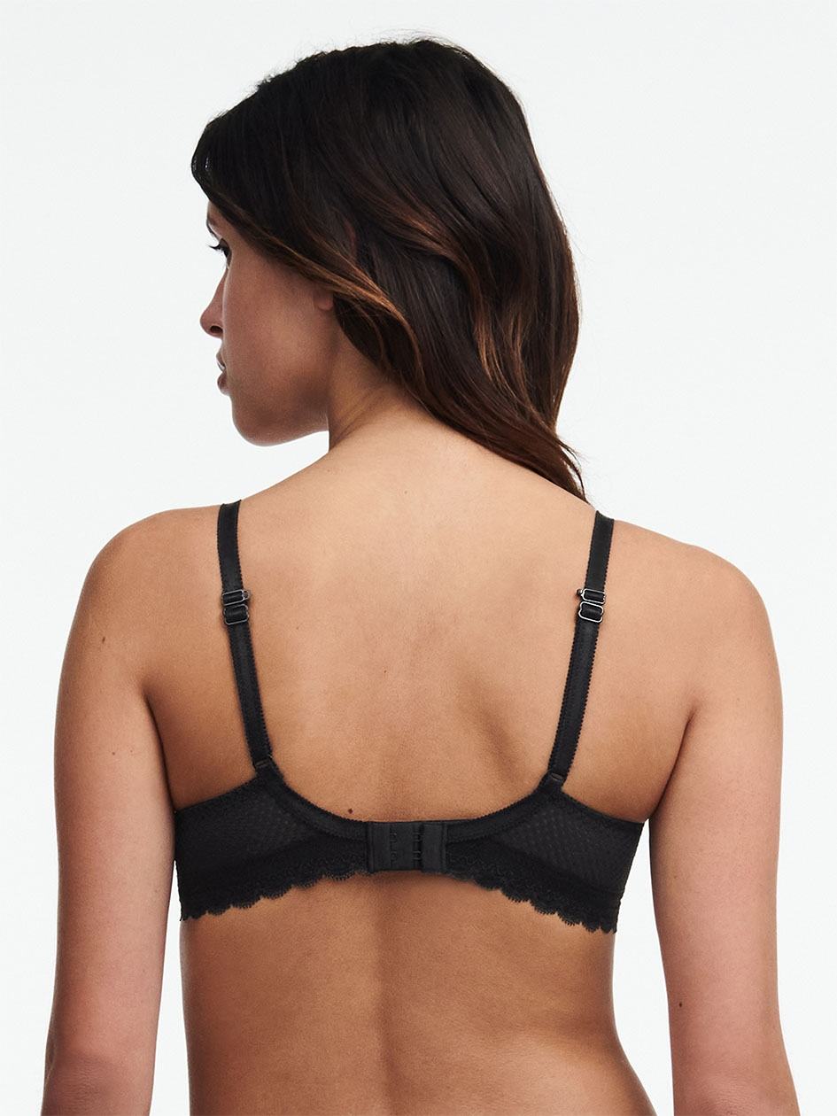 Black Chantelle Parisian Allure Plunge Women T-Shirt Bra | YQK6571IG