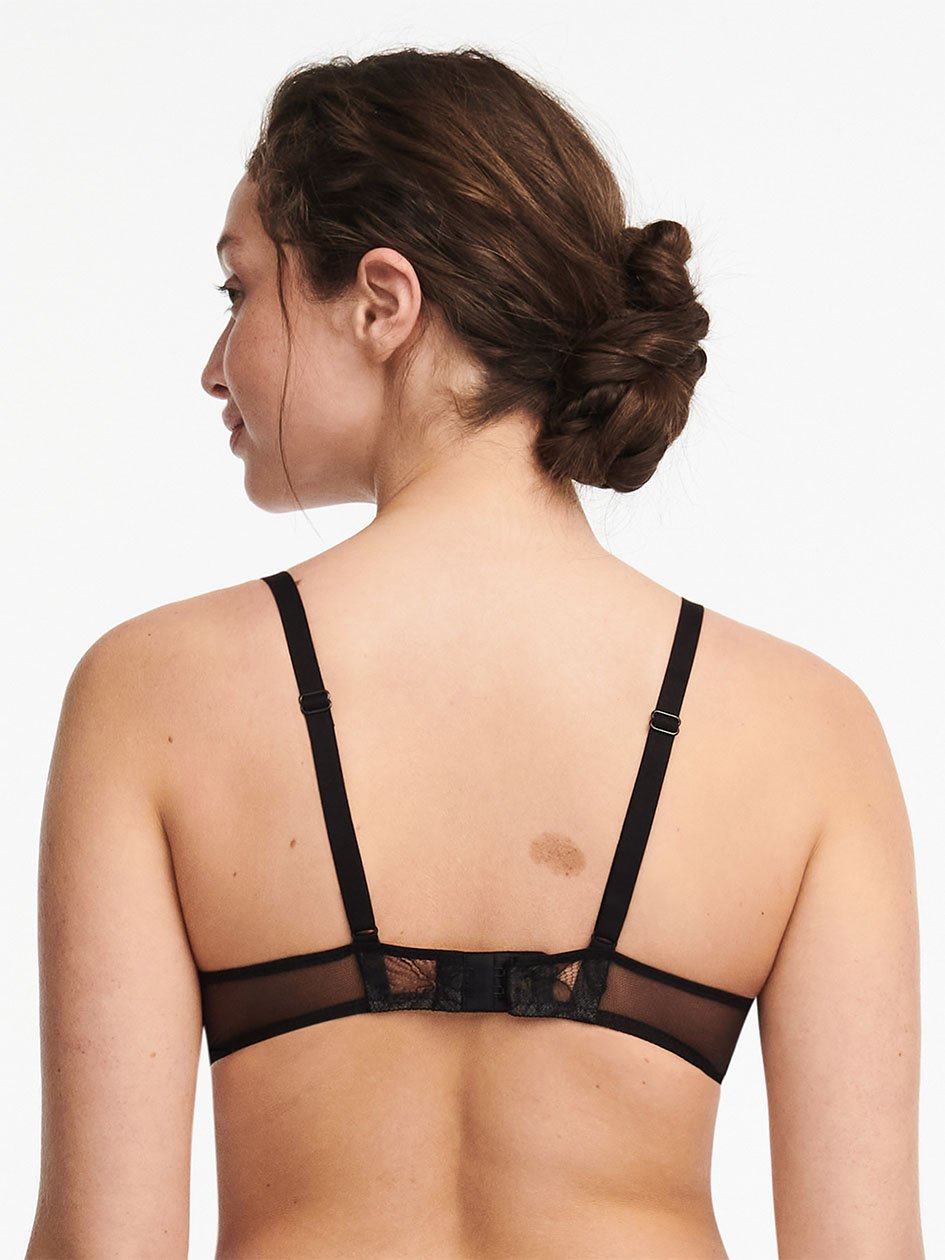 Black Chantelle Xtravagant Lace Underwire Women Unlined Bra | HSP1835QV