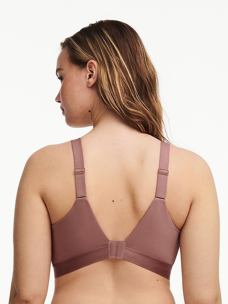 Brown Chantelle Norah Comfort Supportive Wirefree Women Bras | VKJ5059BR