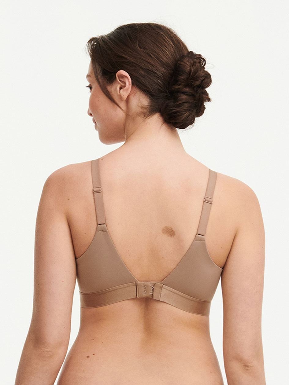 Coffee Chantelle Norah Comfort Supportive Wirefree Women Bras | CZV696IF