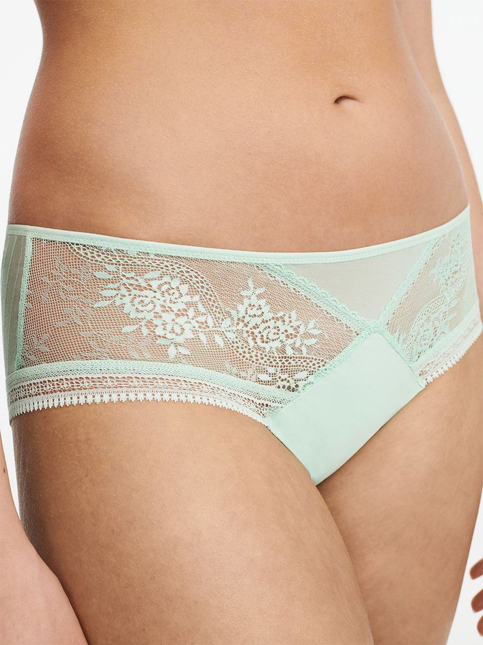Green Chantelle Maddie Women Hipster Panty | GRI5993QB