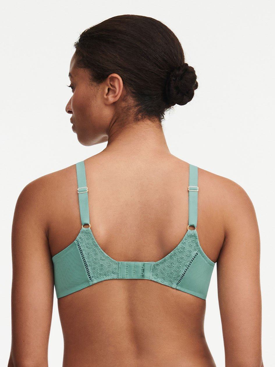 Green Chantelle Monogram Smooth Lightweight Women T-Shirt Bra | RTD4726IP