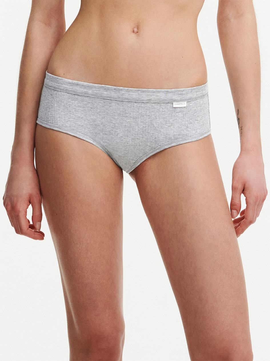 Grey Chantelle Cotton Comfort Women Hipster Panty | AJA5683QE