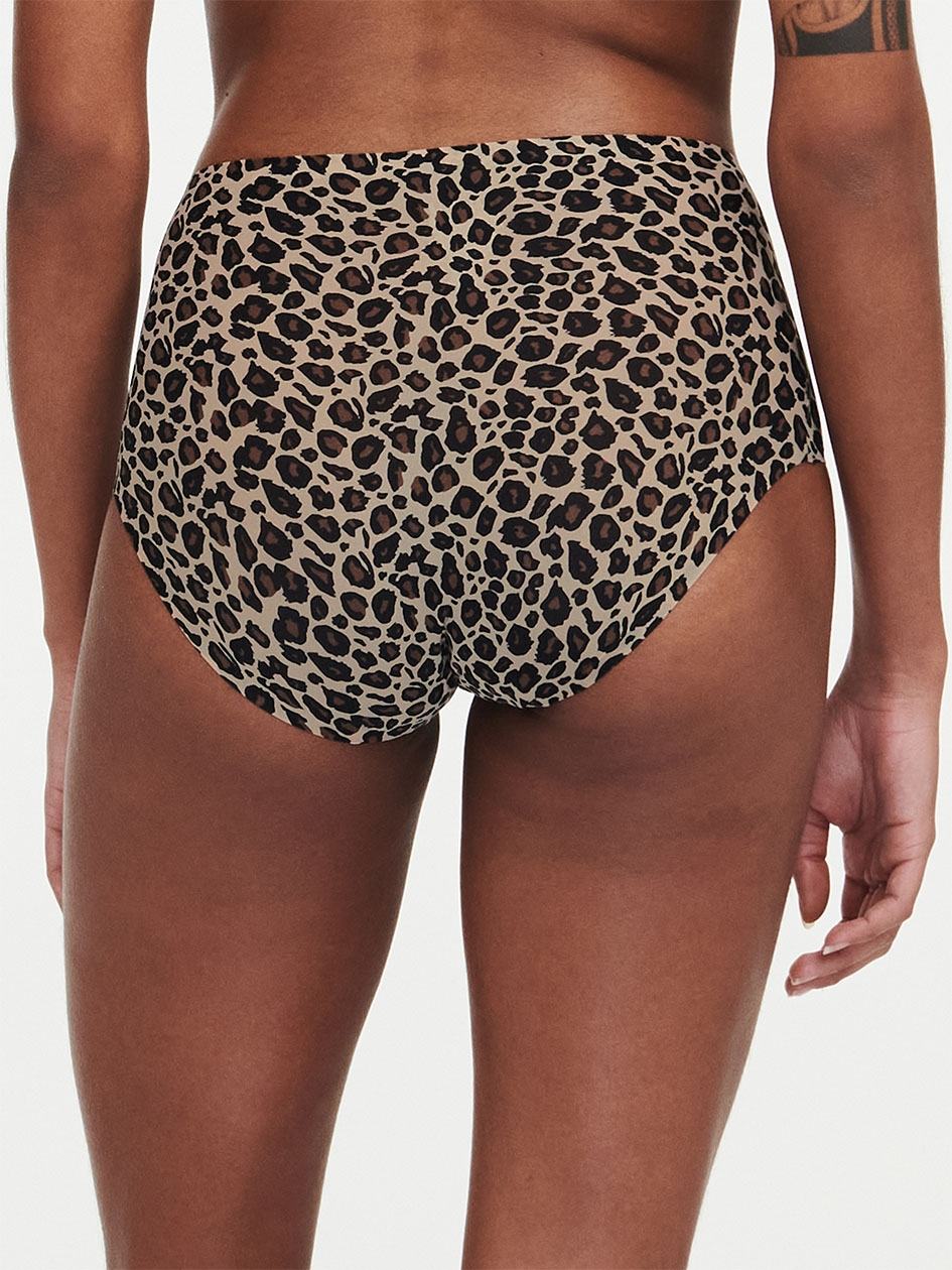 Leopard Beige Chantelle SoftStretch Women Briefs | ELU2626MT