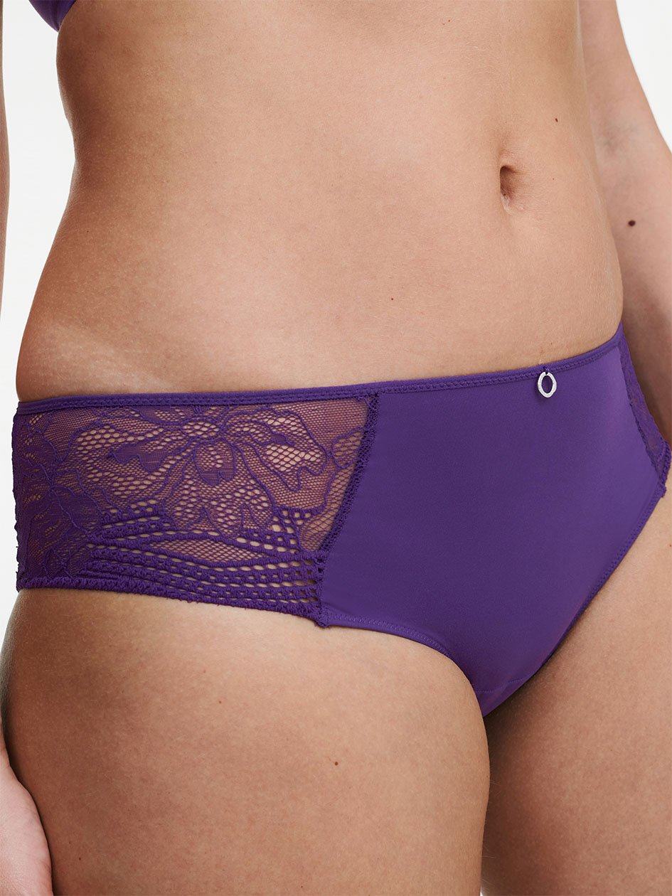Purple Chantelle Naya Lace Women Hipster Panty | VEI6424DK