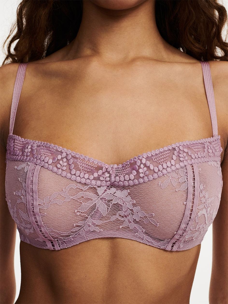 Purple Chantelle Olivia Demi Women Bras | HJM7657FO