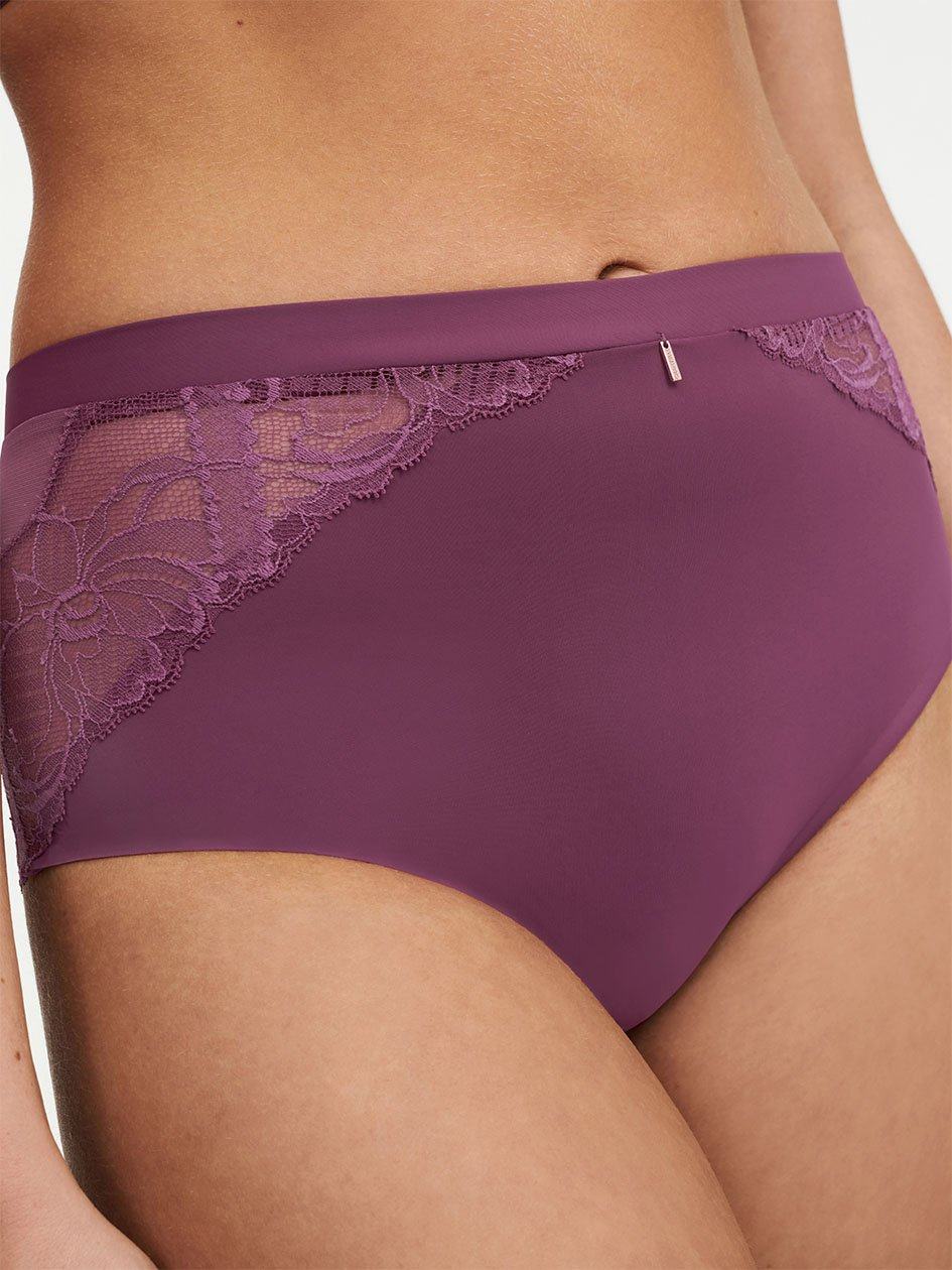 Purple Chantelle Orangerie Dream High Waist Women Briefs | YJU8759CZ