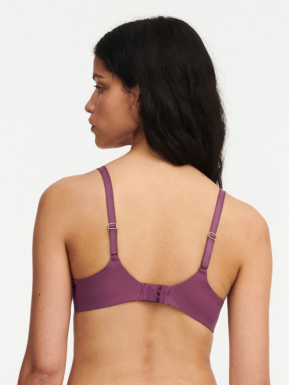 Purple Chantelle Orangerie Dream Lace Contour Plunge Women Bras | GPH8881AN
