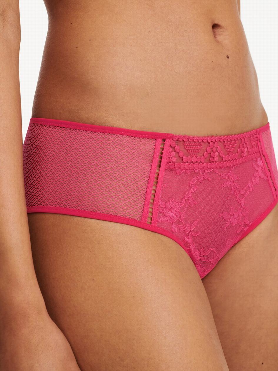Red Chantelle Olivia Women Hipster Panty | UUF5281TW