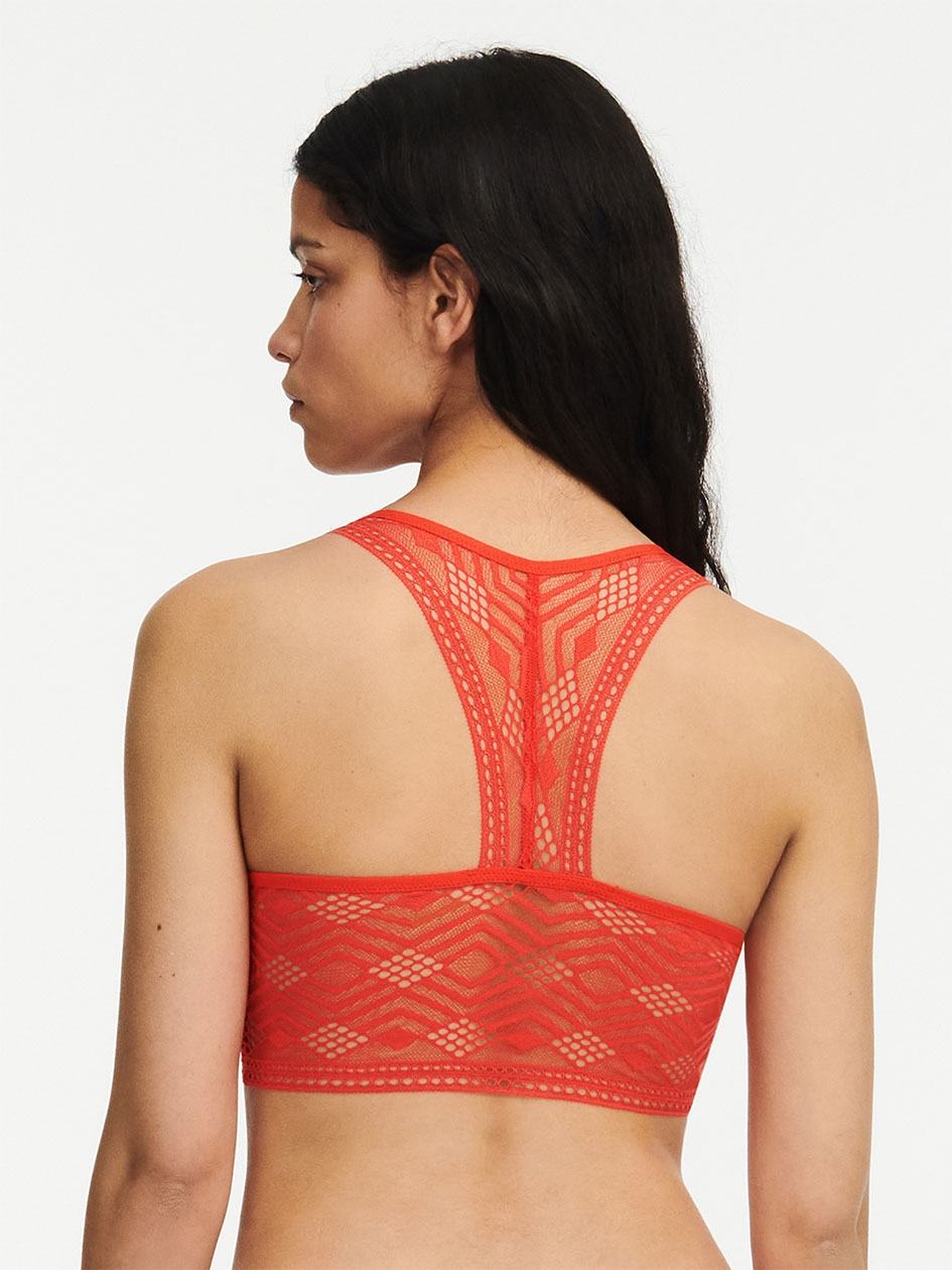 Red Chantelle Ondine Wireless Women Bras | XPX1121FP