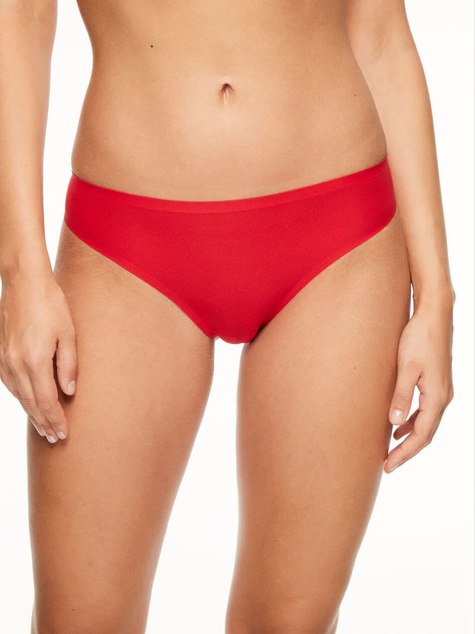 Red Chantelle SoftStretch Women Thong Panty | TRE3924KO