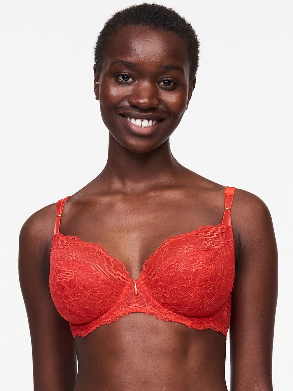 Red Chantelle Waltz Underwire Women Bras | QCE3223CK