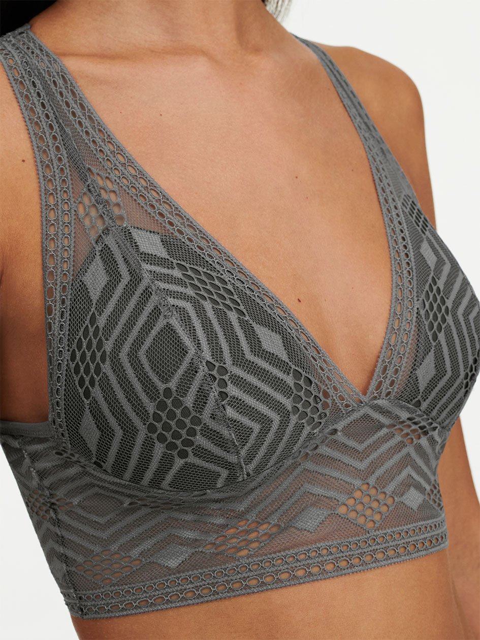 Silver Chantelle Ondine Wireless Women Bras | TPE10057UN