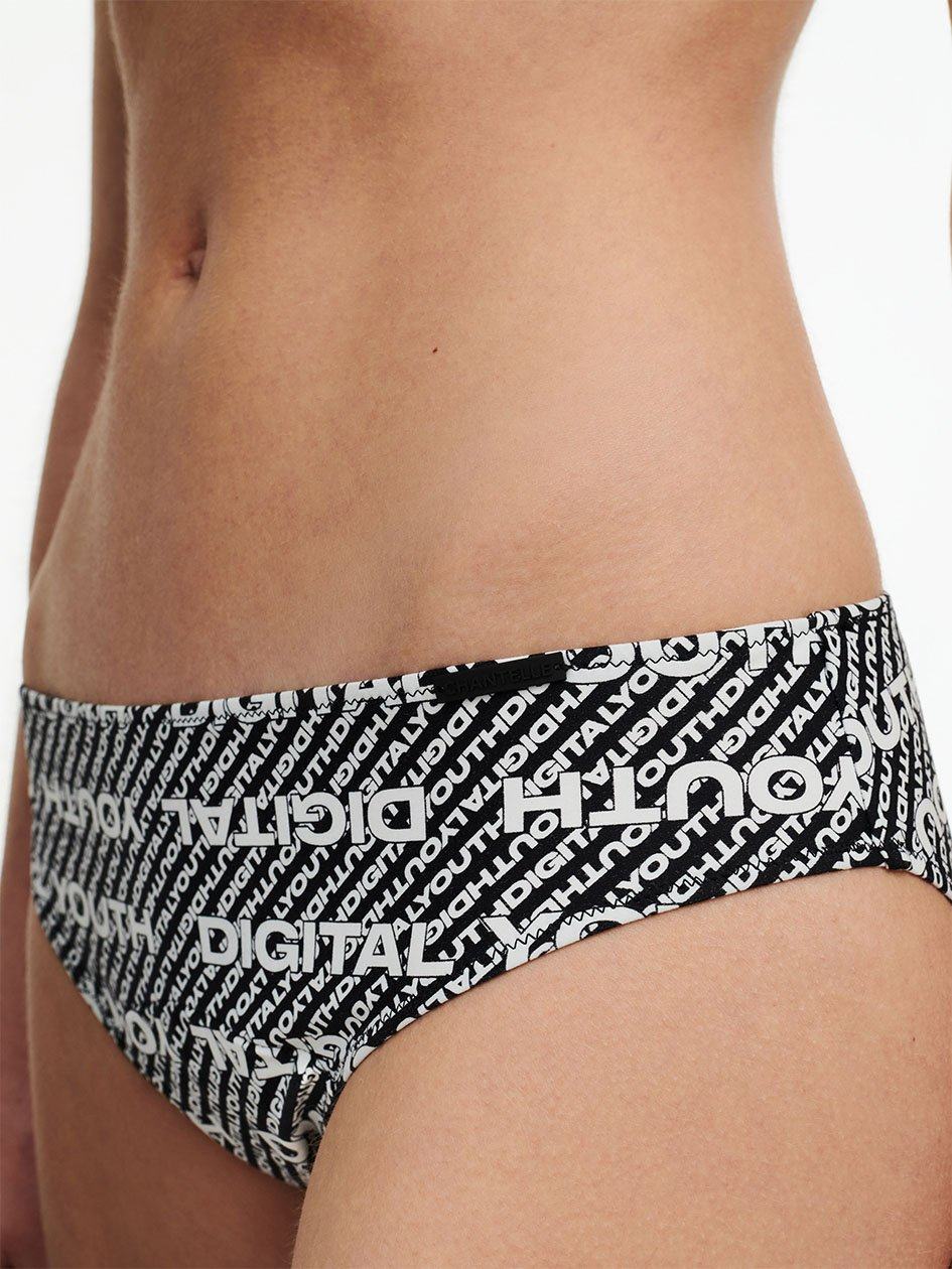 White Black Chantelle Essential Leakproof Women Bikini Bottoms | NCG4213PB