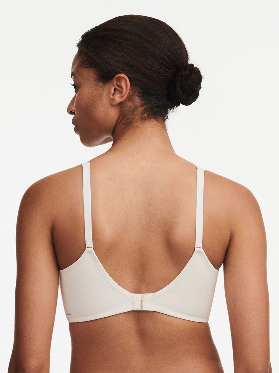 White Chantelle Comfort Chic Back Smoothing Full Support Wireless Women Bras | PDQ3572BU