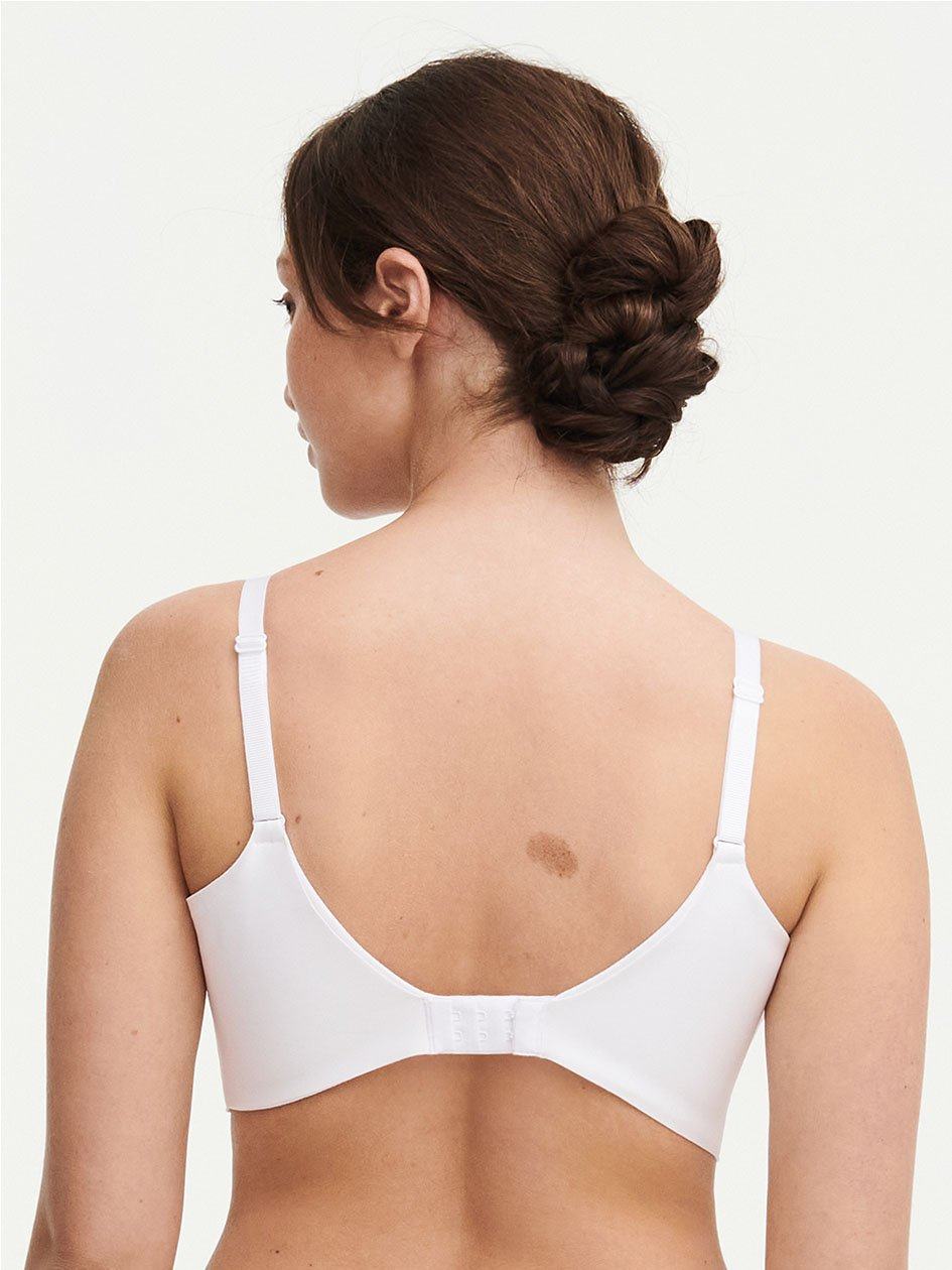 White Chantelle Graphic Support Lace Wireless Women Bras | UYI5612WH