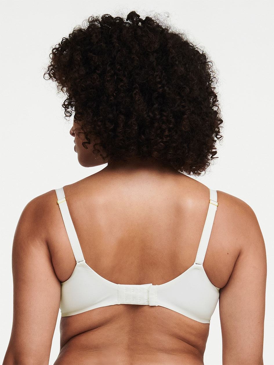 White Chantelle Orangerie Dream Lace Contour Plunge Women Bras | JYH8391CJ