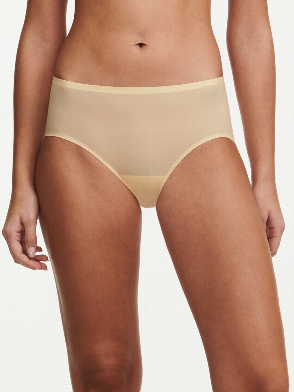 Yellow Chantelle SoftStretch Women Hipster Panty | JML4721EY